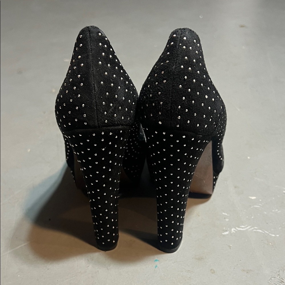BCBGeneration Black Studded Heels - Picture 3 of 5
